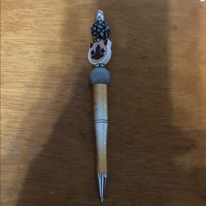 Cute Cat Beaded Pen